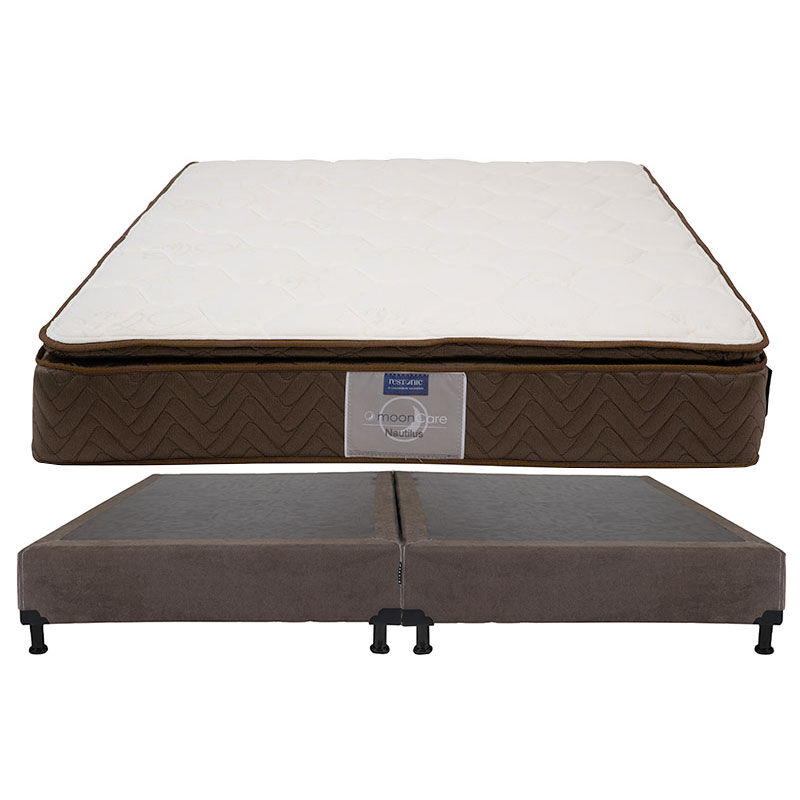 Colch&oacute;n King Size Restonic Nautilus+Almohada Di... image number null