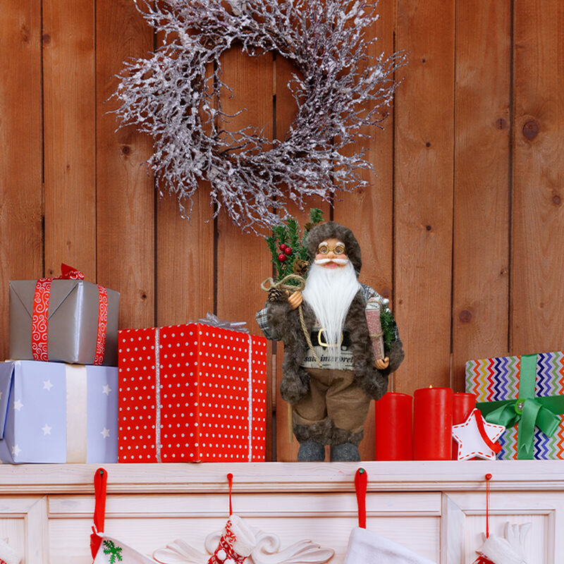 Adorno Navide&ntilde;o Santa Claus 30cm X 17cm image number null