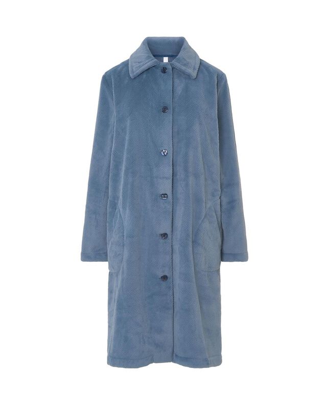 Bata Jacquard con Diagonales Azul image number null