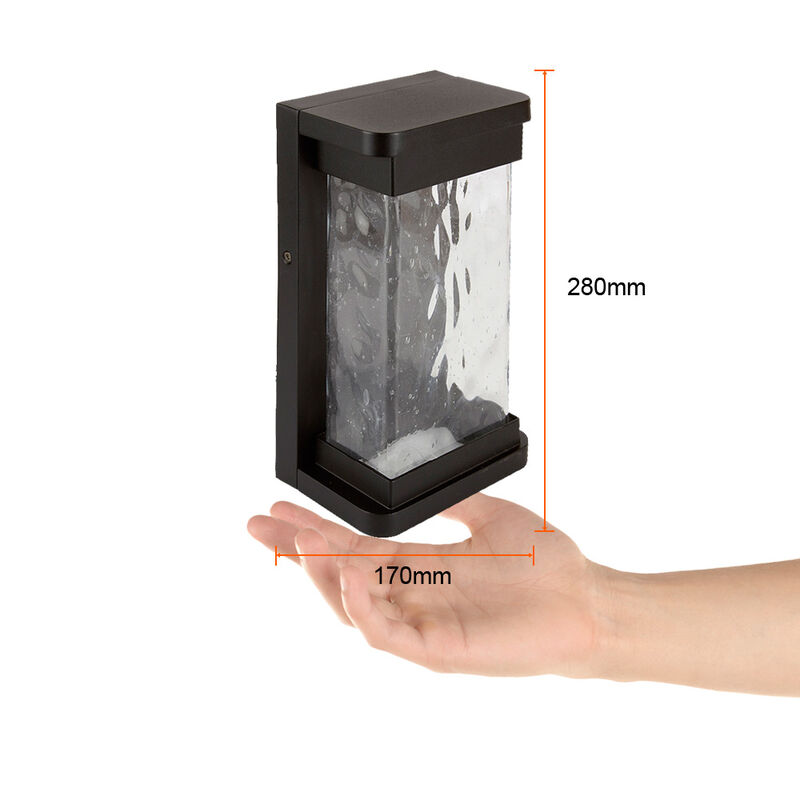 Lampara Muro Led Exterior Negro 16w Luz Suave C... image number null