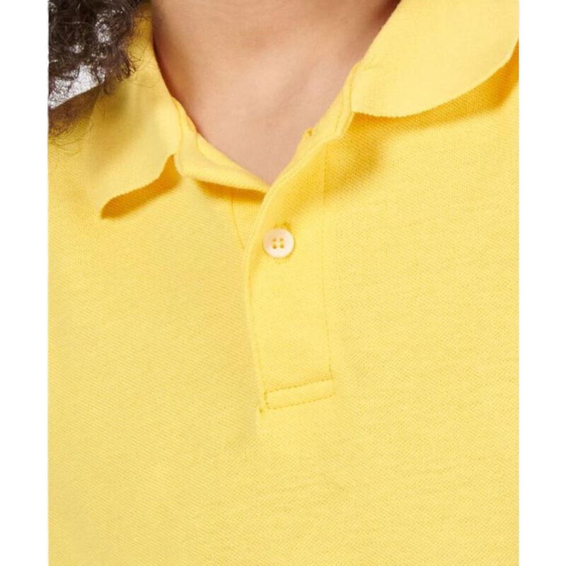 Polo Piqu&eacute; Infantil/Juvenil Amarillo&ndash; 100% Algo... image number null