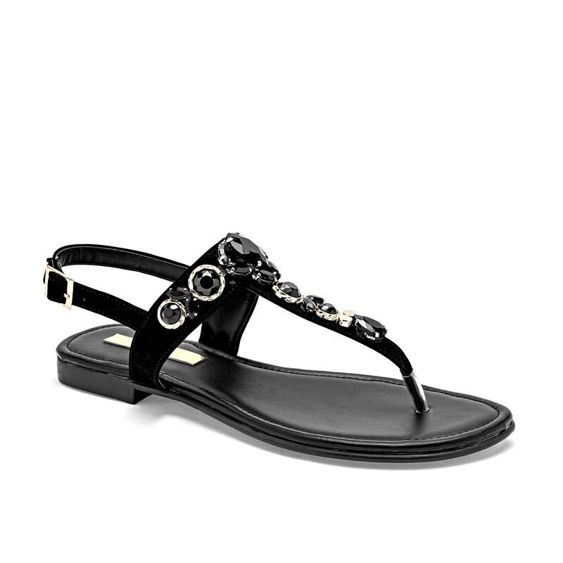 Moramora Sandalia para mujer negro image number null