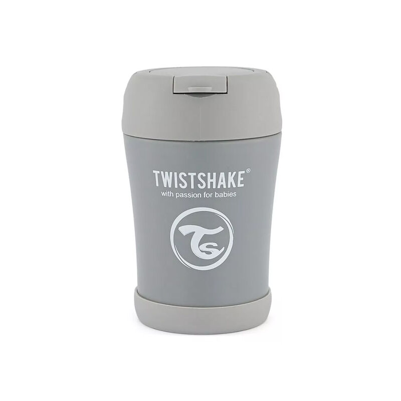 Contenedor T&eacute;rmico Twistshake 350ml Gris image number null