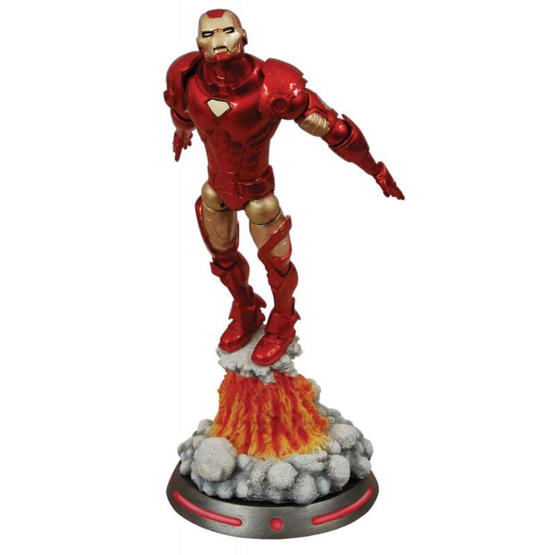 Figura Iron Man con Peana Diorama Marvel Select... image number null
