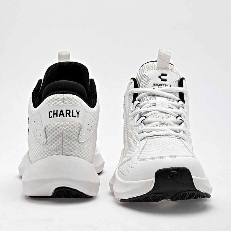 Charly Tenis deportivo para hombre blanco, basq... image number null
