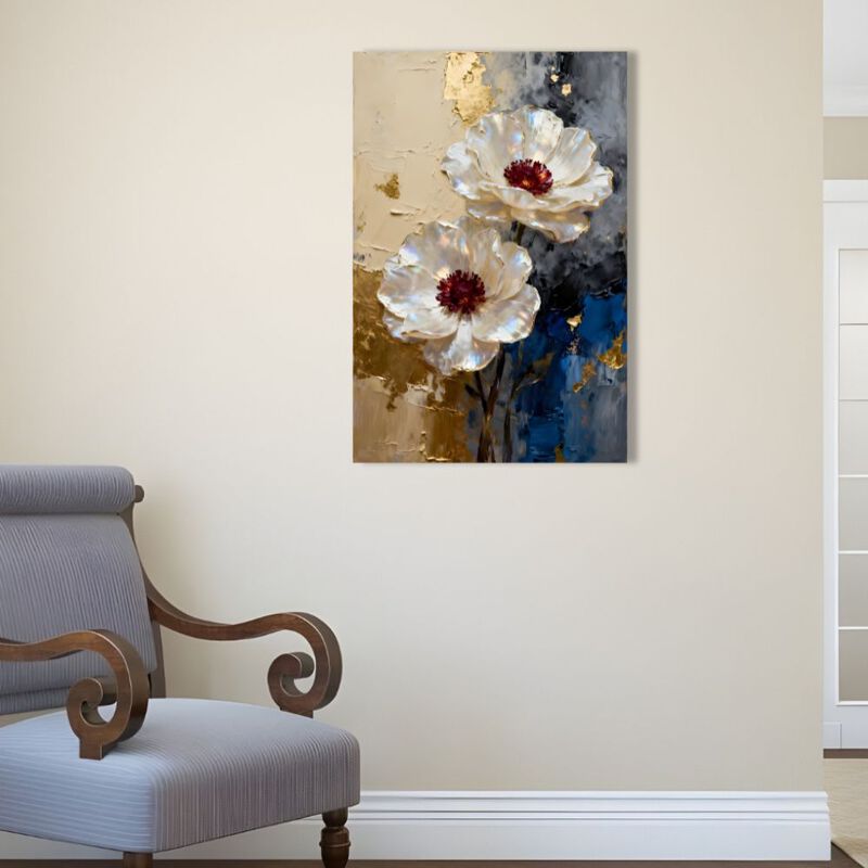 Cuadro Decorativo Bot&aacute;nica 60x80cm Nacar y Z&aacute;fi... image number null