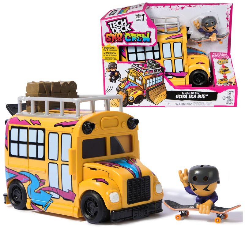 Autob&uacute;s Transforming Ultra Sk8 Crew 2 En 1 De T... image number null