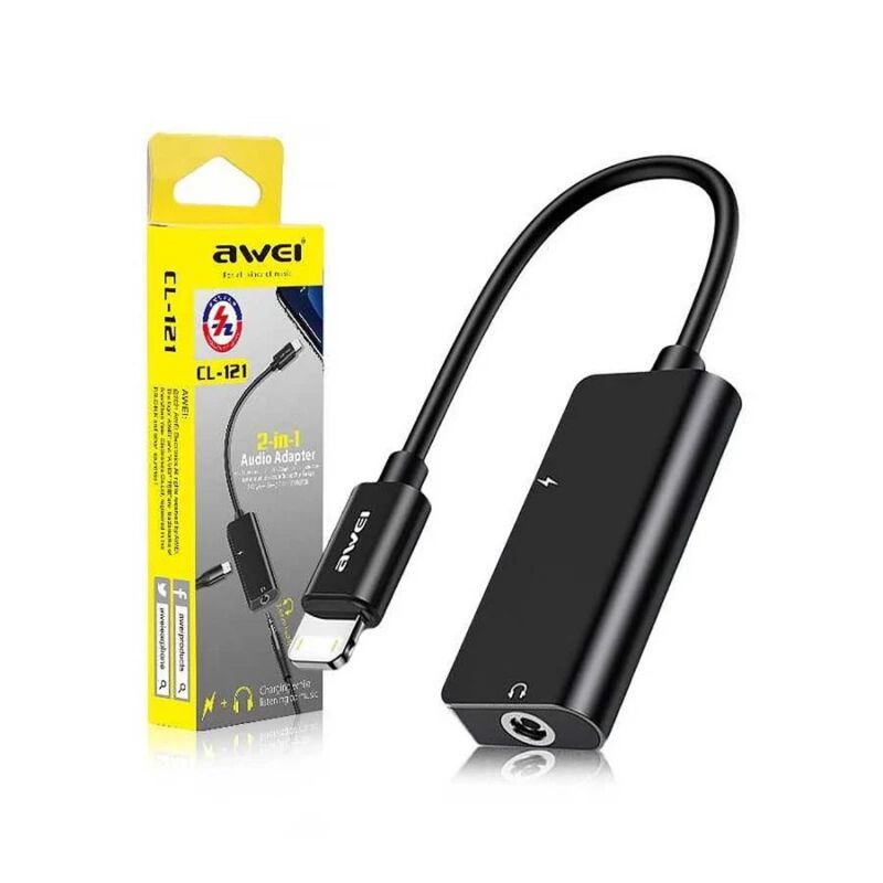 Awei Cl-121 Cable De Conversion De Audio (2 En ... image number null