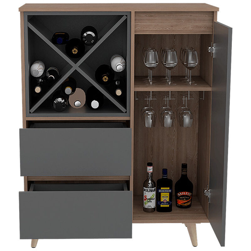 Bar Nashira Color Miel y Plata Oscuro con Espac... image number null