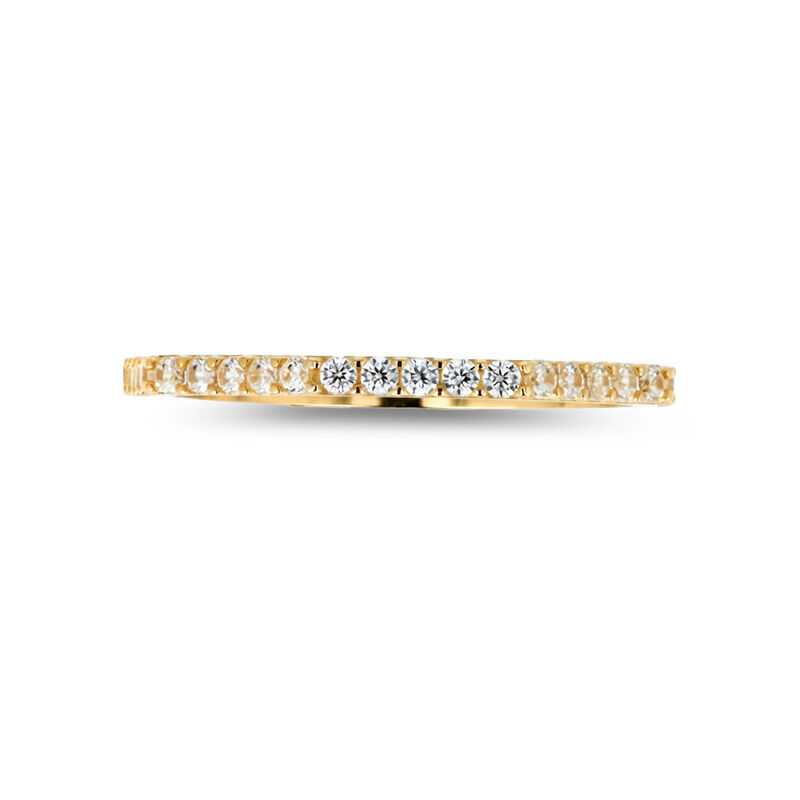 Anillo De Oro Amarillo 14k Con Zirconias (no Se... image number null