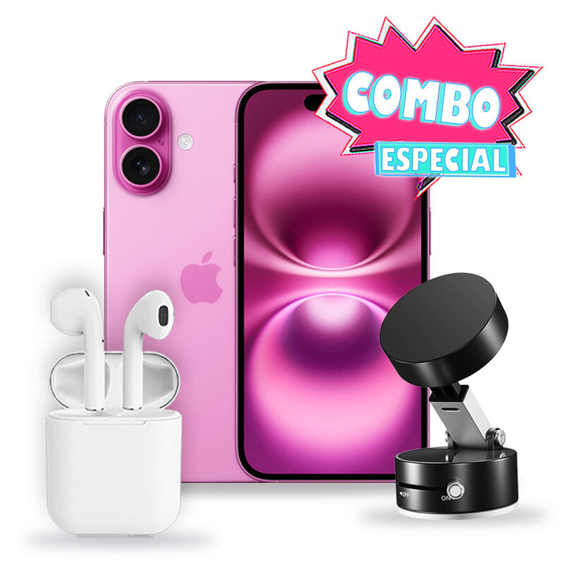 Combo Smartphone Apple IPhone 16 128gb Rosa + A... image number null