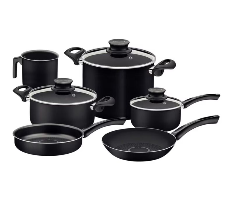 Combo Bateria Paris 9 Piezas Negra + Licuadora ... image number null