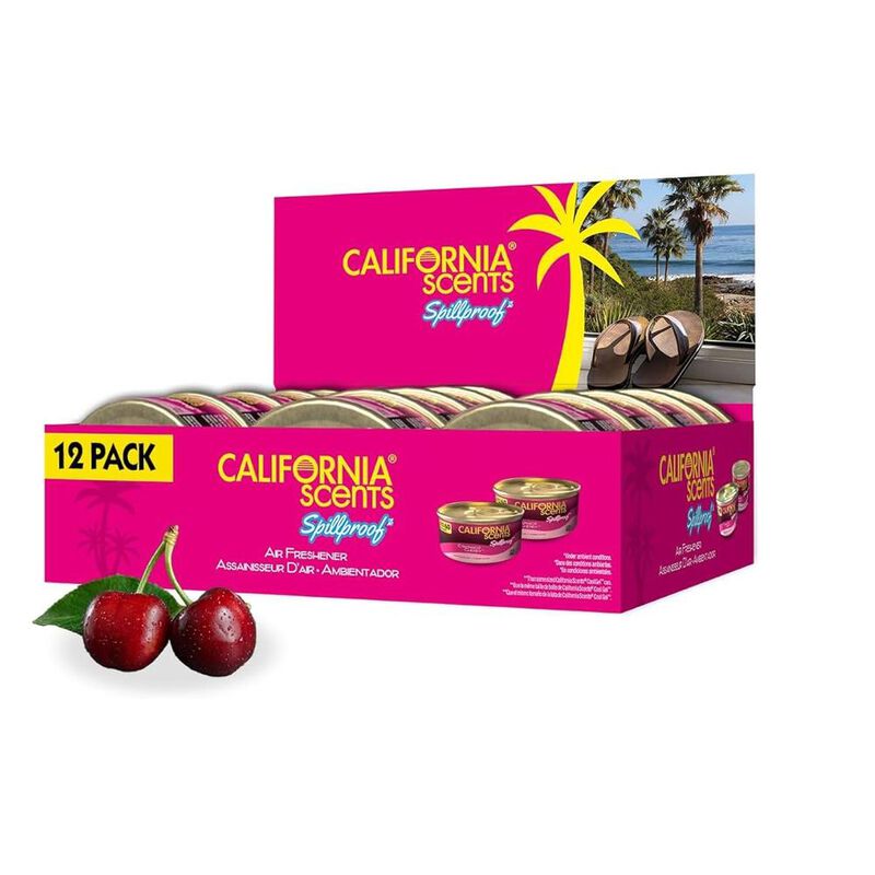 12 AROMATIZADOR COCHE CALIFORNIA SCENTS CHERRY ... image number null