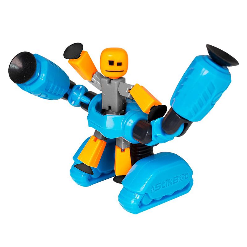 Figuras De Acci&oacute;n Zing Stikbot Megabots Blue Av... image number null