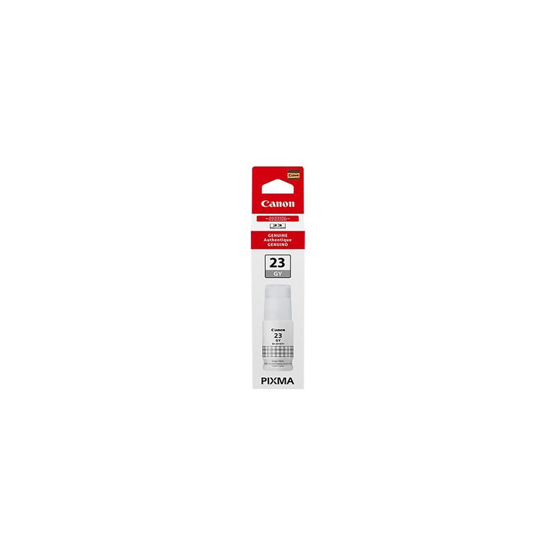 Botella De Tinta Canon Gi-23, Color Gris Aut&eacute;nt... image number null