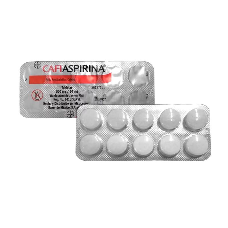 CAFIASPIRINA 10 PAST. OTC image number null