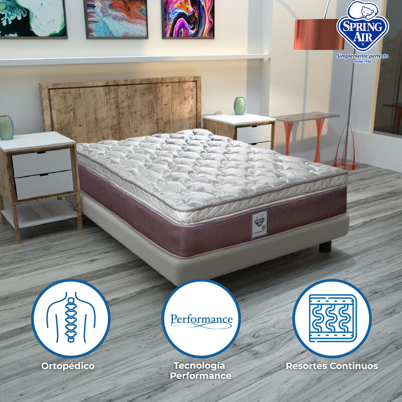 Colch&oacute;n Spring Air King Size Freeman Firme image number null