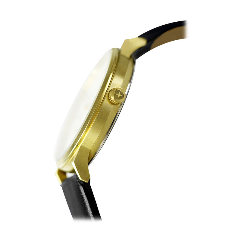 Reloj Nivada Minimalist Dama Dorado/Piel Blanco... image number null