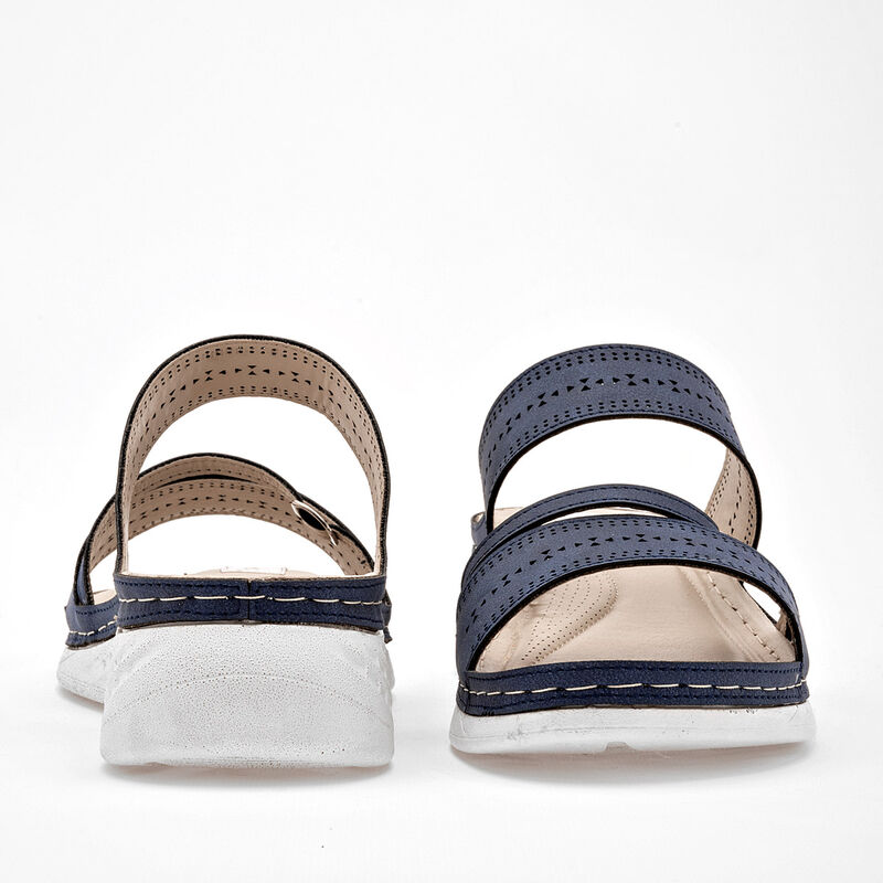 Mora Confort Sandalia para mujer marino image number null