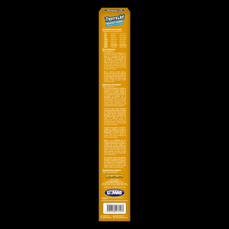 Lomas Thermojet 250 Watts Calentador Sumergible... image number null