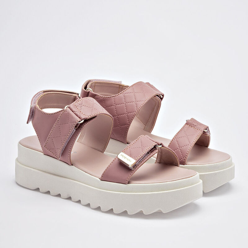 Moramora Sandalia para mujer rosa image number null