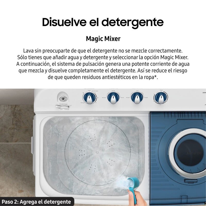 Lavadora Samsung 21Kg Doble Tina Gran Capacidad... image number null