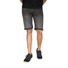 Duc Denim - Bermuda para Hombre  Slim Stretch Sean the Short - Midnight (Negro deslavado)