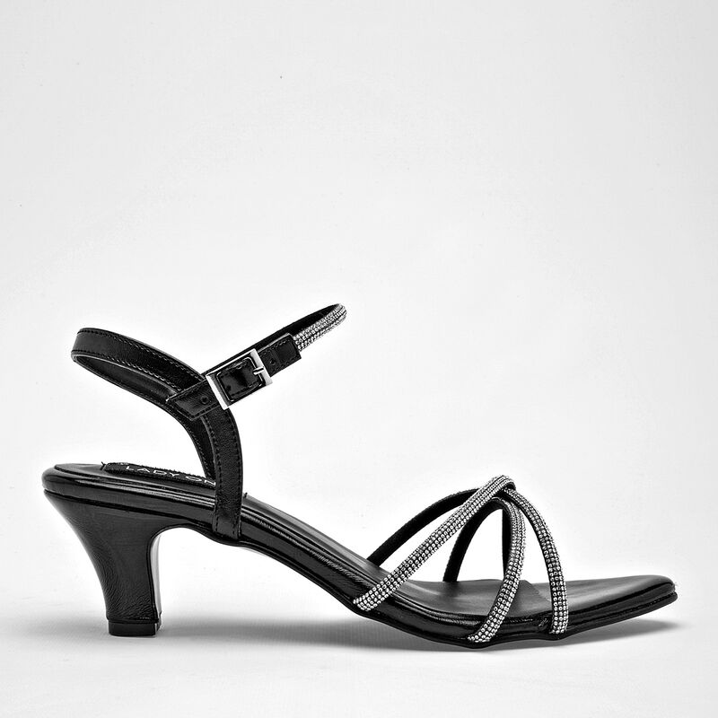 Lady One Zapatillas de fiesta para mujer negro ... image number null