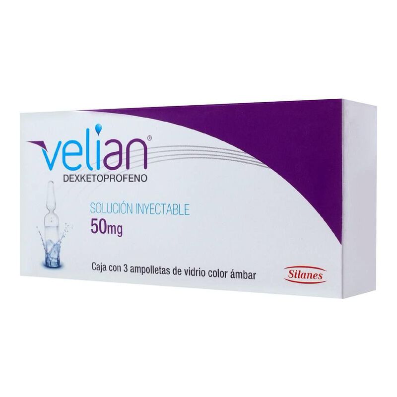 Velian 50 Mg Soluci&oacute;n Inyactable 50 Mg 50 Mg Ca... image number null