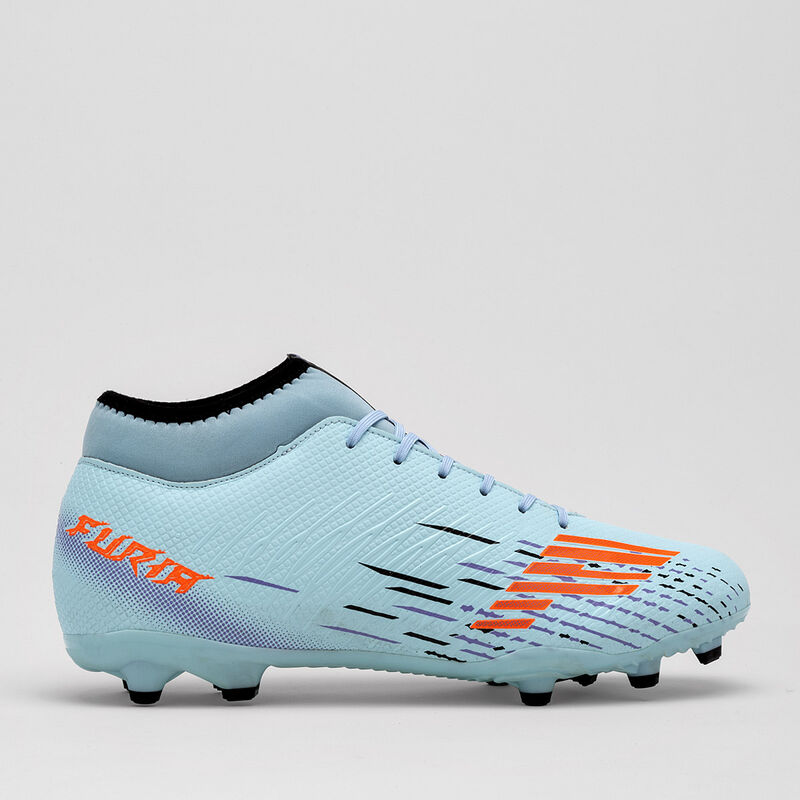 Furia Tenis De F&uacute;tbol Para Mujer Azul Naranja C... image number null