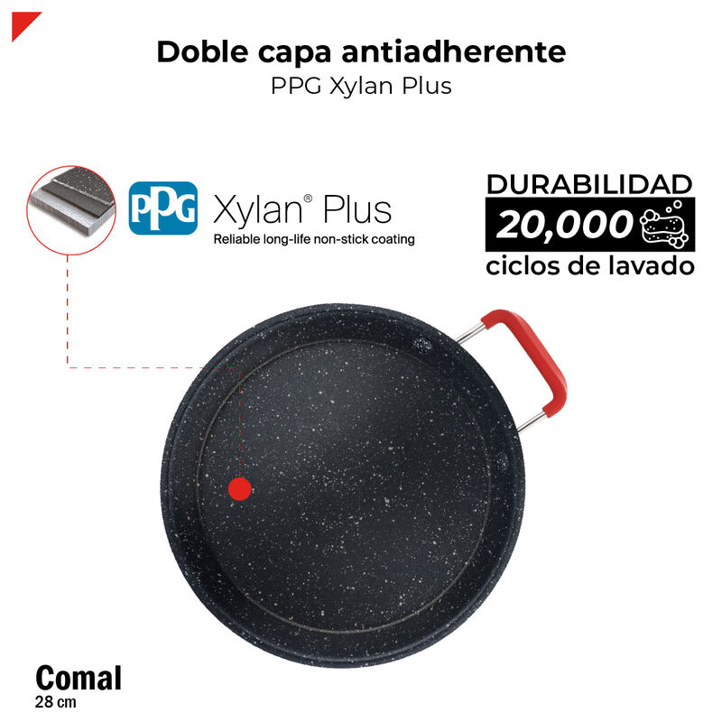 Bogner Comal 28cm Acero Inox Antiadherente Asa ... image number null