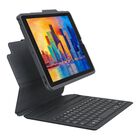 Teclado con Funda ZAGG Pro Keys Retroiluminado para iPad 10.2'' (7a 8a y 9a Gen) - Negro/Gris