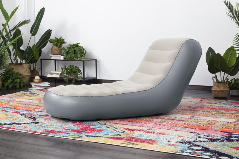 Sillon inflable 1.65x.84x.79cm gris 1mod image number null