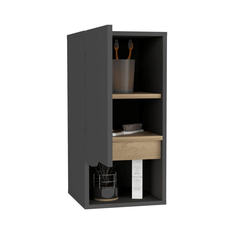 Gabinete de Ba&ntilde;o Apolis Plata Oscuro y Caf&eacute; Cla... image number null