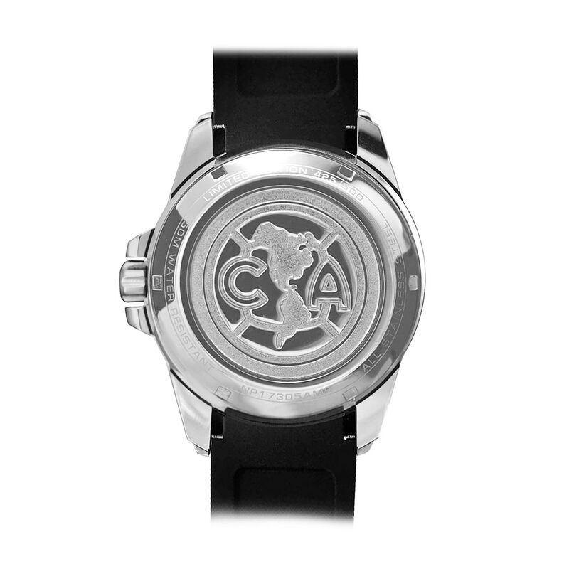 Reloj Nivada Fan America 5  Cab Acero/Caucho Ne... image number null