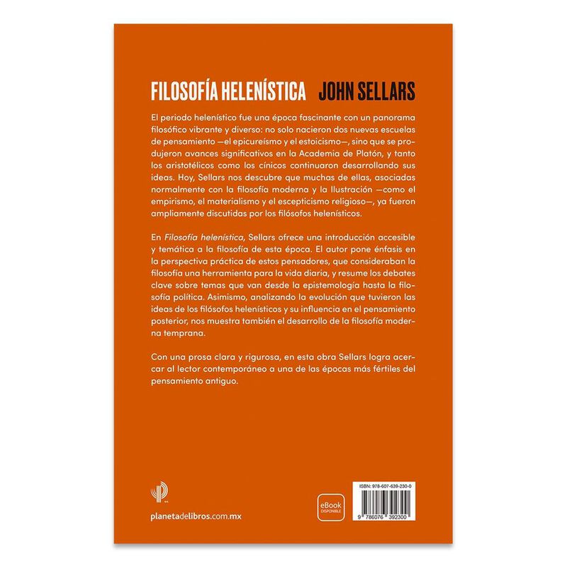 Filosof&iacute;a Helen&iacute;stica, De John Sellars, Paid&oacute;s,... image number null