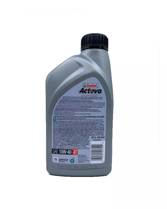 Aceite Castrol Motocicletas Actevo 10w-40 4t 0.... image number null