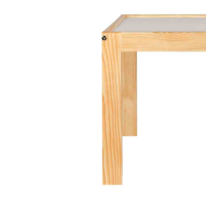 Mesa Infantil de Madera Estilo N&oacute;rdico-Gris Cla... image number null