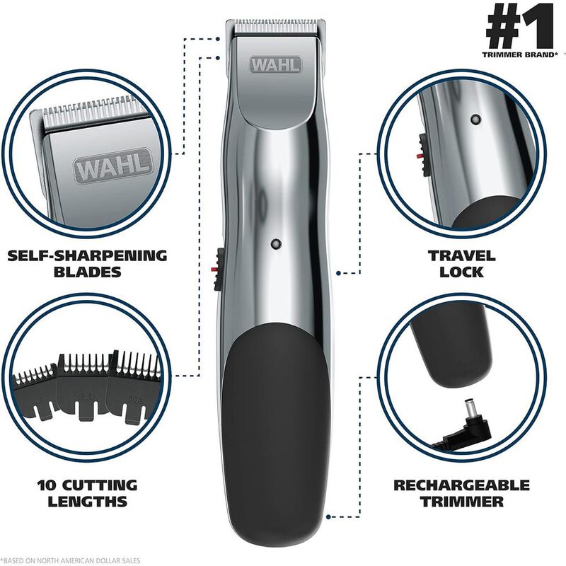 Rasuradora De Barba Inalámbrica Wahl Máquina Re... image number null