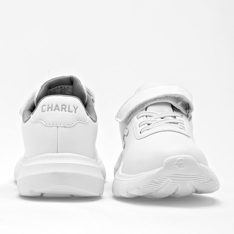 Charly Tenis deportivo para ni&ntilde;o blanco, runnin... image number null