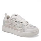 Clasben Tenis urbano para mujer blanco plata BAJA