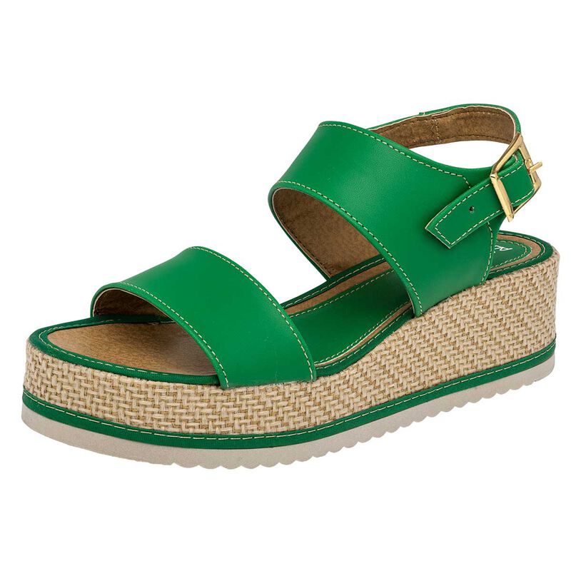 Been Class Sandalia para mujer verde image number null