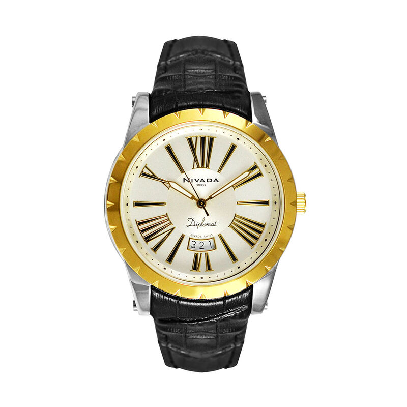Reloj Nivada Diplomat Caballero Bicolor/Piel Bc... image number null
