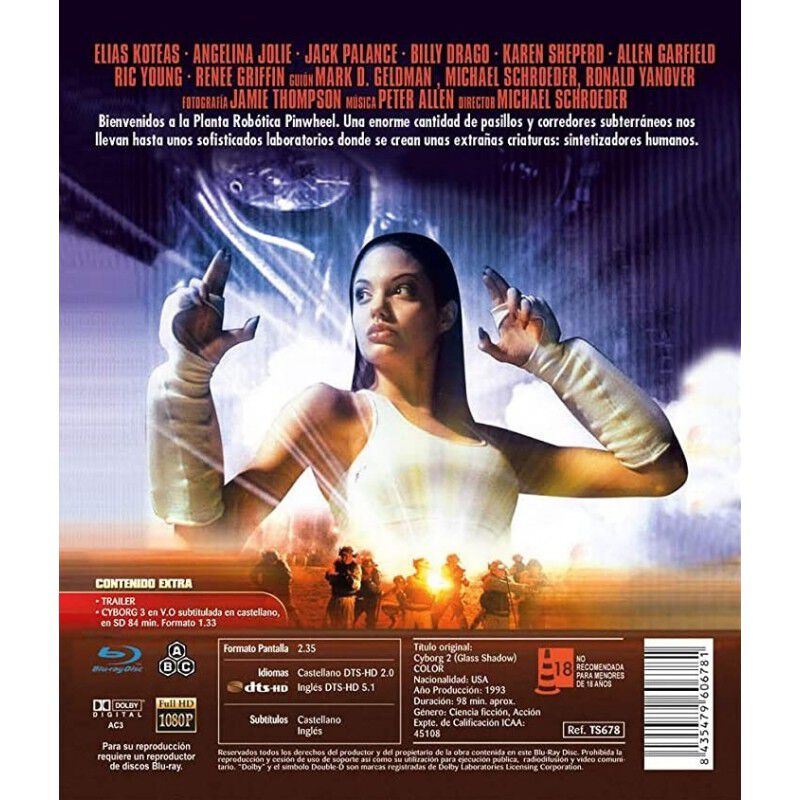 Cyborg 2: La Sombra Del Cristal [blu-ray] (1993... image number null