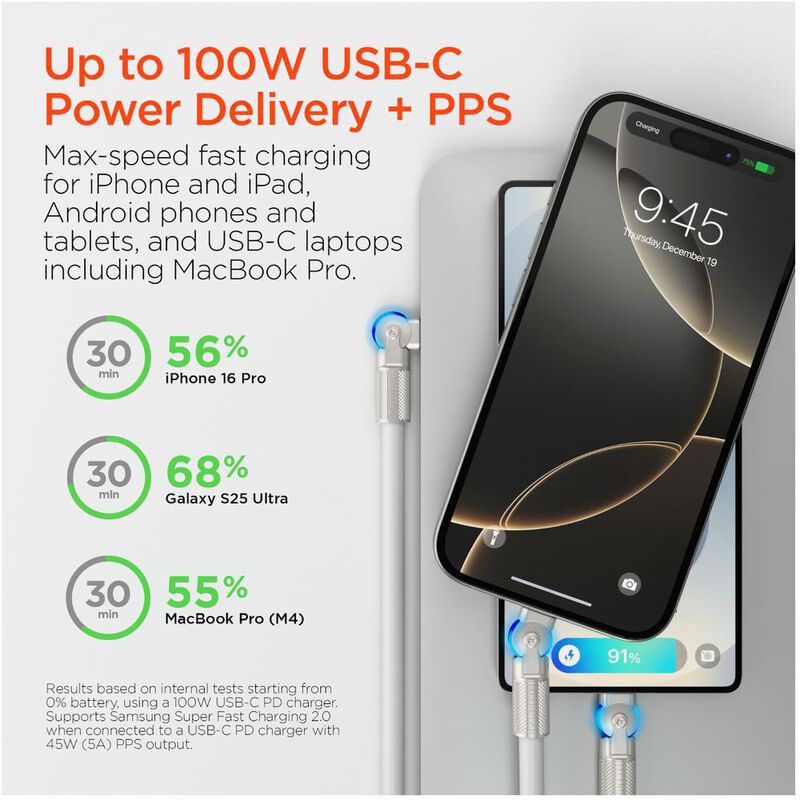 Hypergear Cable Usb-c 3.6m Carga R&aacute;pida Y Dise&ntilde;... image number null