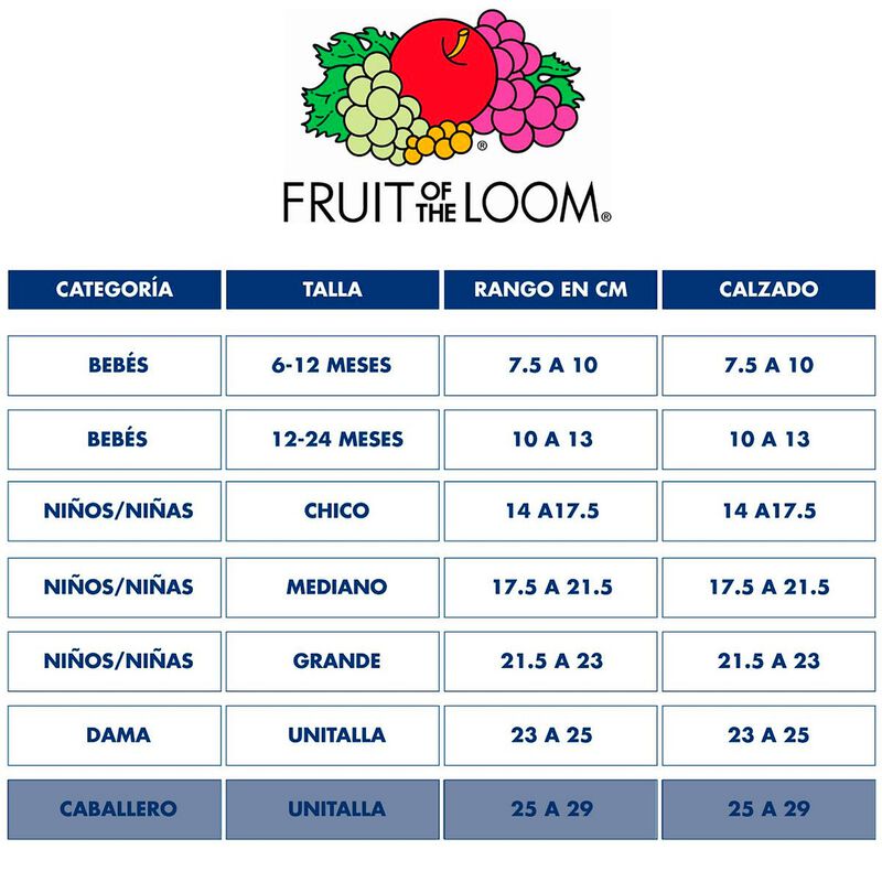 Fruit of the Loom 5 Pares de Calcetines para Ho... image number null