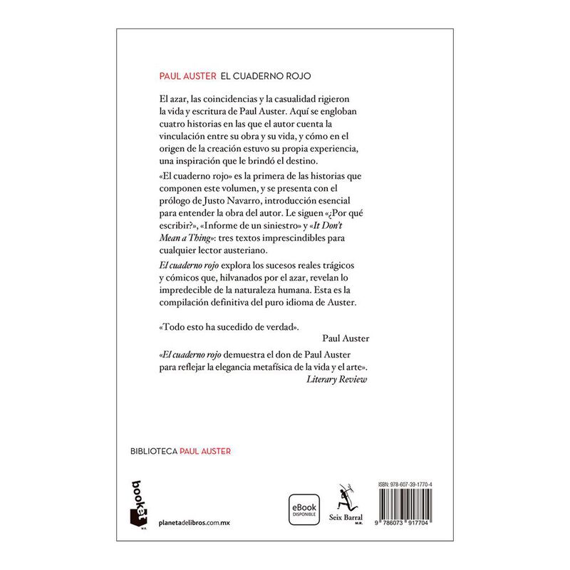 El cuaderno rojo image number null