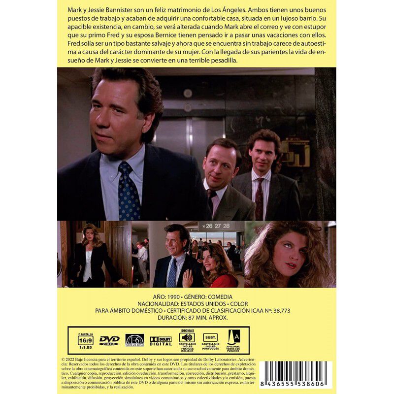 Qu&eacute; Suerte... Llegaron Los Parientes Dvd 1990 M... image number null