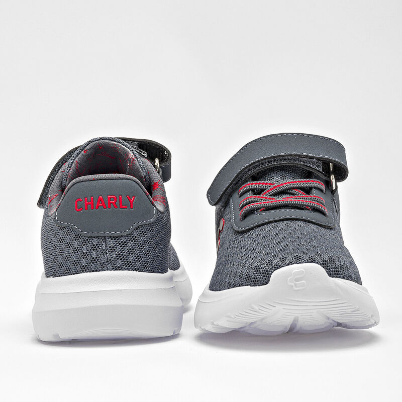Charly Tenis deportivo para ni&ntilde;o gris, running,... image number null