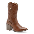 Moramora Bota Tac&oacute;n Para Mujer Camel Cod 140193-e